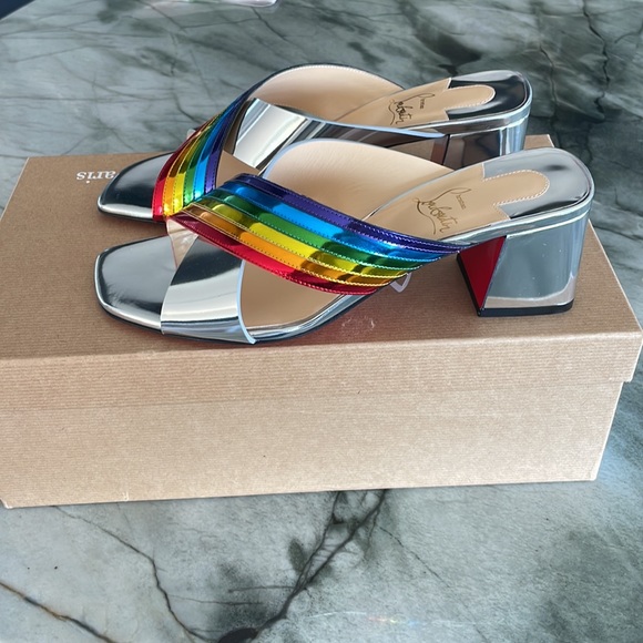 Christian Louboutin Shoes - CHRISTIAN LOUBOUTIN rainbow mules
